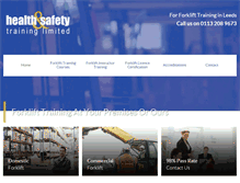 Tablet Screenshot of forklifttraininginleeds.com